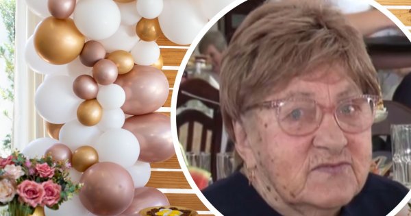 Pani Genowefa ma 105 lat, kury, psa i sama chodzi po chleb. Tak tańczyła na swoich urodzinach!