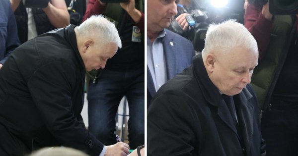 Jarosław zabrał głos po 14 (tuż po wstaniu?). Czy ktoś pokazał mu koniec kolejki? [zdjęcia]