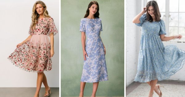 Sukienka dla mamy na pierwszą komunię dziecka. 15 gustownych i modnych propozycji