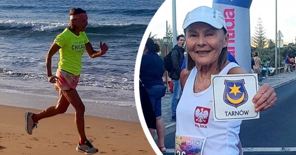 Najszybsza babcia świata Barbara Prymakowska zdobyła mistrzostwo w półmaratonie