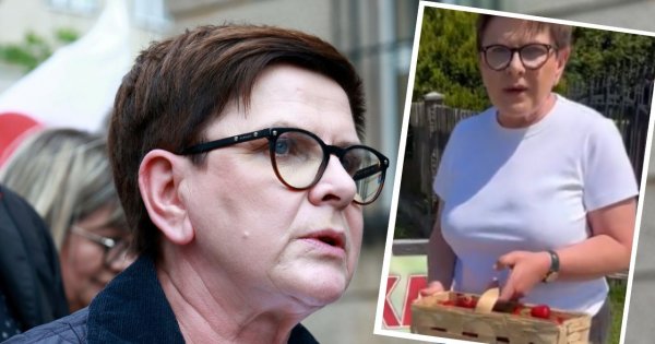 Beata od Jarka pozuje z truskawkami i krytykuje decyzje szefa. Wideo zaowocowało memami
