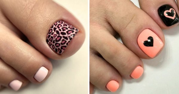 Peach fuzz pedicure. Stopy na lato w kolorze roku 2024!