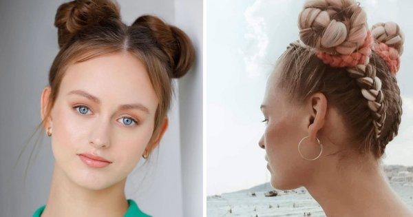 Space buns — modna fryzura, która podbija trendy na lato 2024! Instrukcja krok po kroku