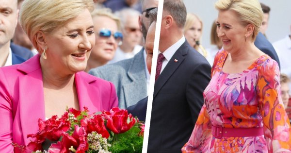 5 najlepszych kreacji Agaty od Andrzeja. Lady ma styl, a w różu wygląda najpiękniej