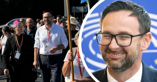 Daniel Obajtek poszedł na pielgrzymkę. "W takich butach to ty, Danielku, daleko nie zajdziesz"
