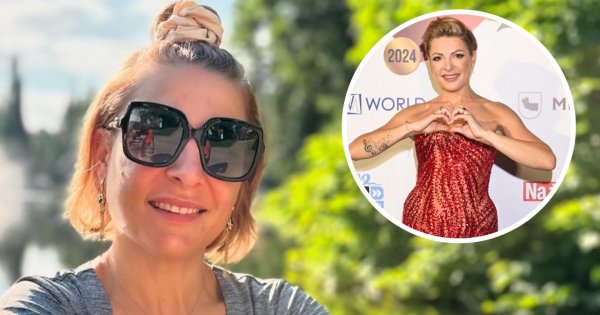 Magda Narożna w samym body z frędzlami. Nogi to ona ma do nieba
