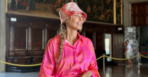 Małgonia Rozenek krząta się po Wenecji w stylizacji za prawie 8 kafli