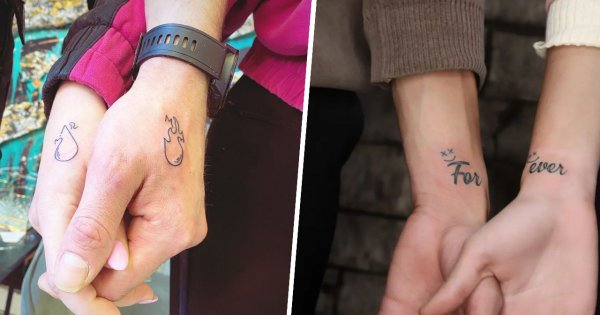 #coupletattoo - tatuaż dla par. Wspaniałe projekty, przypieczętowujące uczucie