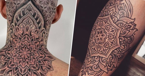 #mandalatattoo - tatuaż mandala. Piękne projekty o szczególnym znaczeniu