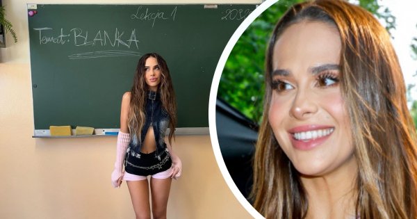 Blanka wygięła śmiało ciało. Pozostawiła niesmak po rozpoczęciu roku szkolnego w podstawówce. [Wideo]