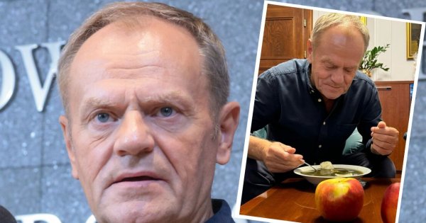 Donald zajada się zupą szczawiową swojej ukochanej żony. Emocje budzi smak pożywienia