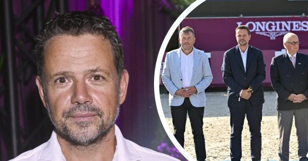 Przystojny Rafał poszedł na wyścigi konne w tenisówkach za 280 zł. Tym razem nie wyglądał jak milion dolców