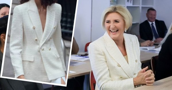 Milcząca Agata wskoczyła w marynarkę z sieciówki. Kosztowała grosze, ale świeciła jak miliony monet