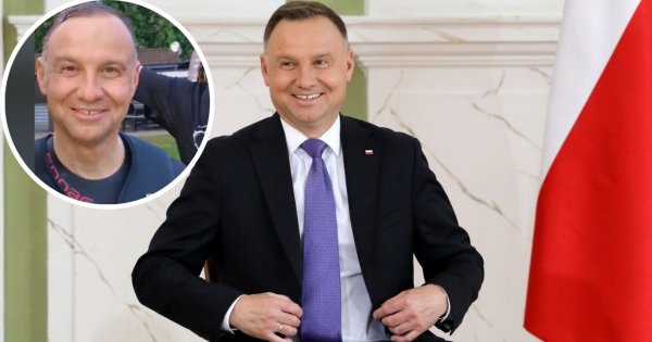 Andrzej uczył się surfować. Wygina się śmiało na desce, aby utrzymać godność i styl [wideo]