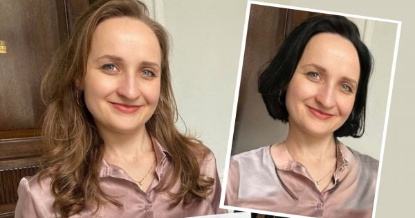 Karina słodka niczym swój mąż. Tępa grzywka, blond bob — we wszystkim wygląda perfekcyjnie [nasze propozycje nowych fryzur]