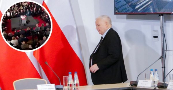 Jarek zaliczył wstydliwą wpadkę na kongresie. W krótkim czasie popełnił dwa błędy językowe [wideo]