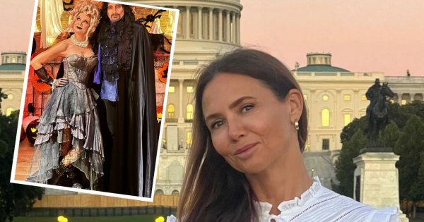 Kinga Rusin jako krwista dama. Ale to jej partner skradł show. "Wygląda tak autentycznie, jakby to nie było przebranie"