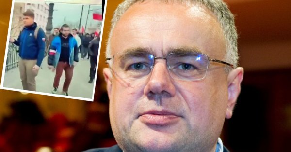 Wpadka w telewizji Tomaszka. Uczestnik marszu idealnie wszedł w kadr wężykiem [wideo]