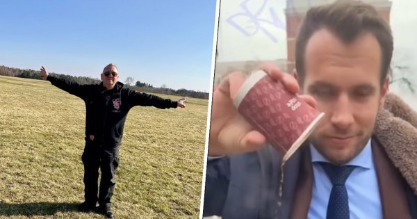 Janek ostentacyjnie wylał kawę słynnej stacji benzynowej, bo nie chce wspierać Jurka z Orkiestry [memy]