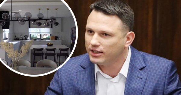 Sławek od grilla mieszka jak król. Złote krany, herb i ściana ze zdjęciami to nie wszystko [wideo]