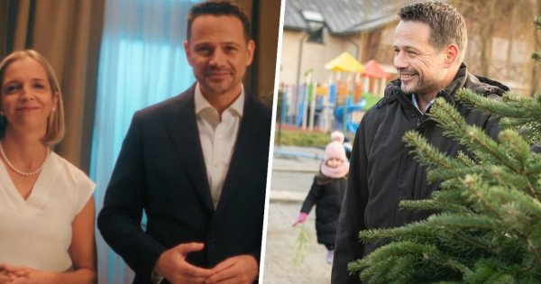 Rafał z małżonką Małgorzatą złożyli życzenia i pokazali wzruszające nagranie świąteczne [wideo]