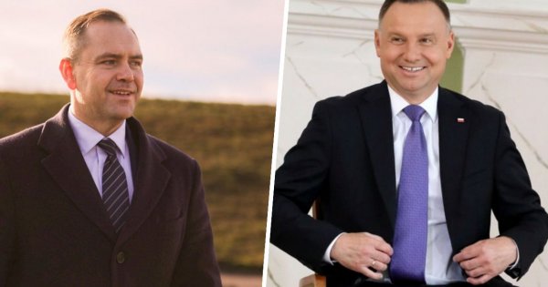 Karol chciał popisać się angielskim. Umiejętności podobne do Andrzeja [wideo]
