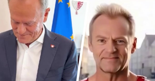 Donaldinho zobaczył fejkowe filmiki ze sobą w roli głównej. "Rzeczywiście można się pomylić" [wideo]