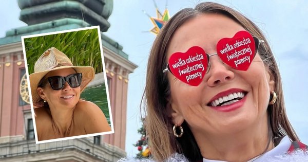Jak obiecała tak zrobiła. Kinga Rusin rozebrała się do rosołu po sukcesie Jurka [zdjęcia]