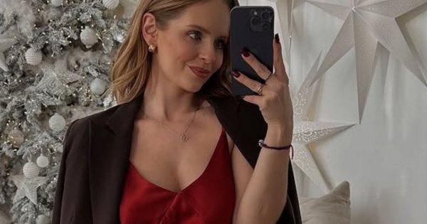 Olga Kalicka z ciążowym brzuszkiem pozuje u boku ukochanego i syna. Cudowna rodzinka