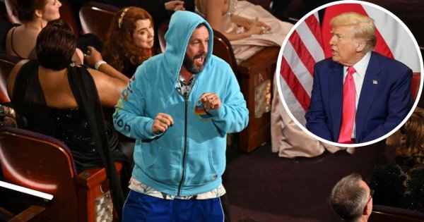 Oscary 2025: Adam Sandler utarł nosa pomarańczowemu. Na galę wpadł w dresach. Są memy