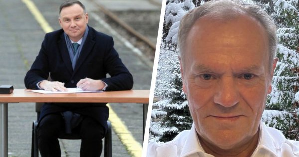 Twardziel Andrzej napisał do Donalda list. Donek zakasował go aż mu w pięty poszło [memy]