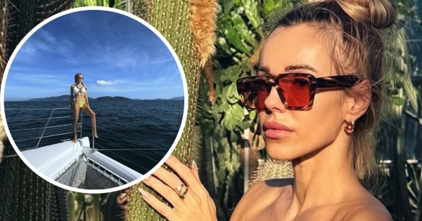 Doda kusicielka zrzuciła odzienie i wypięła się na jachcie. W Wietnamie pozbywa się wszelkich oporów. Fani porównują ją do Pocahontas [wideo i dużo zdjęć]