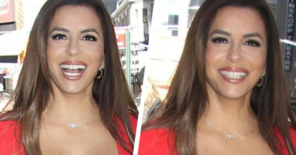 Eva Longoria rozdziana do pępka dumnie maszeruje z wypiętymi płucami. Gwiazda "Gotowych na wszystko" skończyła właśnie 50 lat