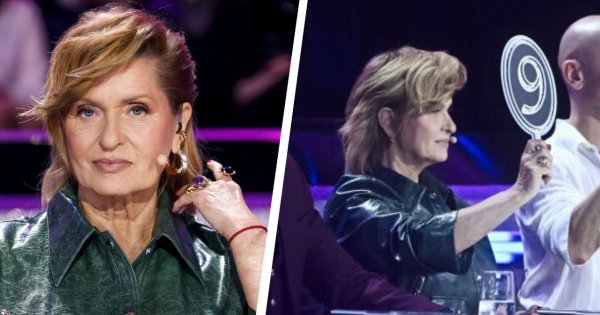 Ewa Kasprzyk odleciała w "Tańcu z Gwiazdami". Położyła swe nogi obleczone w bordowe rajstopy na jurorskim stole