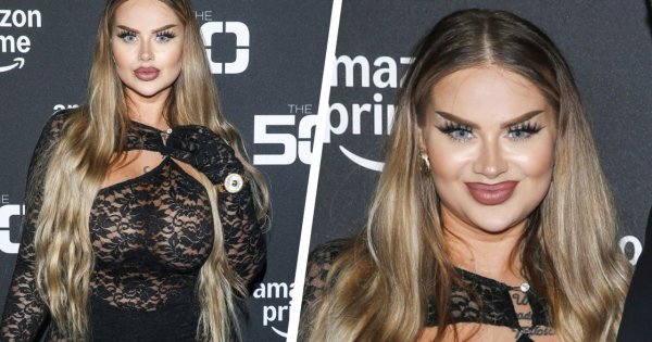 Ewelina Kubiak w czarnych gaciach i koronkach przybiegła na premierę reality show "The 50". Show było jej