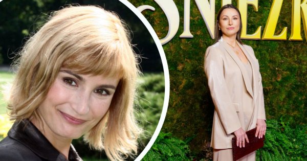 Dawno niewidziana Joanna Brodzik wpadła na premierę i zaskoczyła mocno wyprasowaną buzią