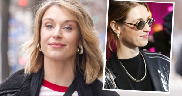 Julia Kamińska w oversizowej kapocie z odzysku. Błyszczała płytami CD podczas "Mody na recykling"