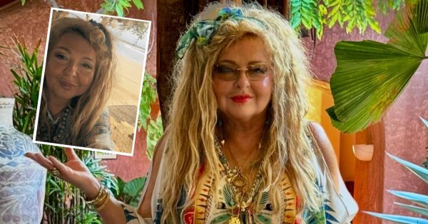 Niedoprawiona Magla Gessler nadaje z plaży. Bez doczepów trudno ją poznać