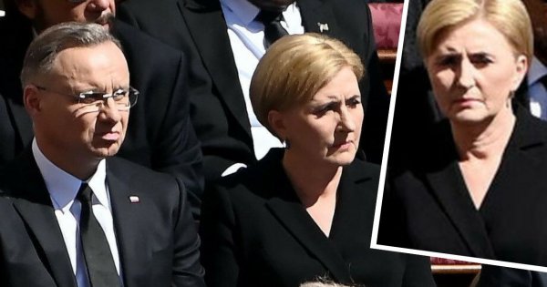 Agata i Andrzej na pogrzebie Franciszka. Pierwsza dama zdaniem ekspertki zapomniała o jednej rzeczy