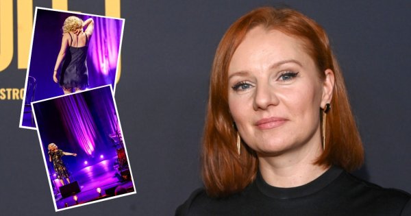 Ewelina Flinta wije się na scenie. Zrzuciła fatałaszki i pokazała koronkowe cudo