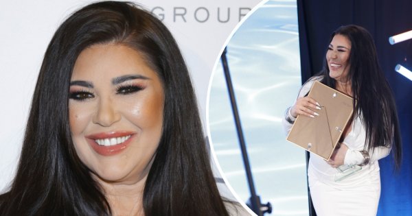 Iwona Węgrowska nader odważnie wyeksponowała swoje dwa atuty. 42-latka w dopasowanej sukni wyglądała jak zbuntowany anioł