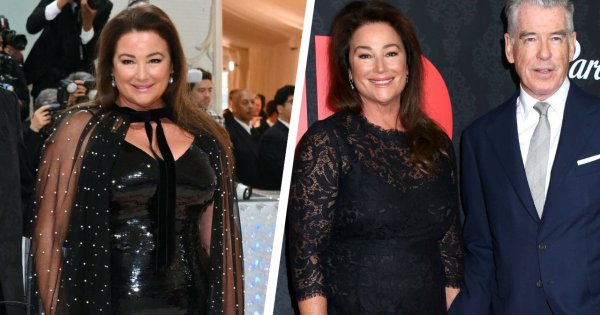 Potężna metamorfoza żony Pierce'a Brosnana. Zrzuciła 45 kilo i pokazała się w całej krasie [porównujemy]