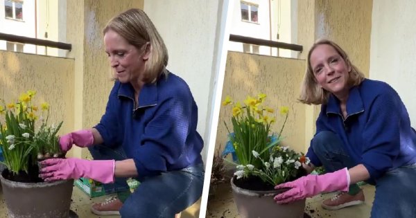 Małgosia od Rafała udekorowała balkon na wiosnę [wideo]. Fani: "Powiedziałaś więcej niż Agata przez 10 lat"