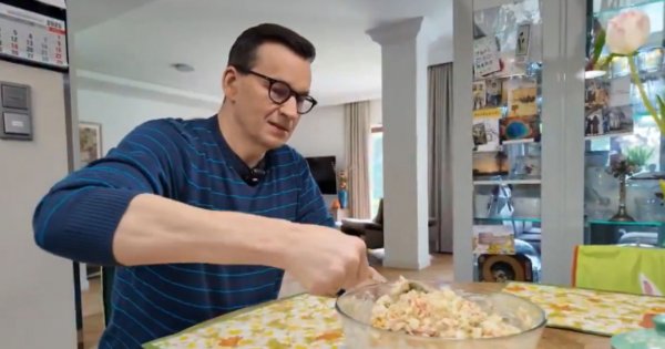 Mati kucharz chciał wbić szpilę obecnym władcom i zrobił sałatkę na święta. Przez cztery rzeczy stał się królem przypału [wideo i memy]