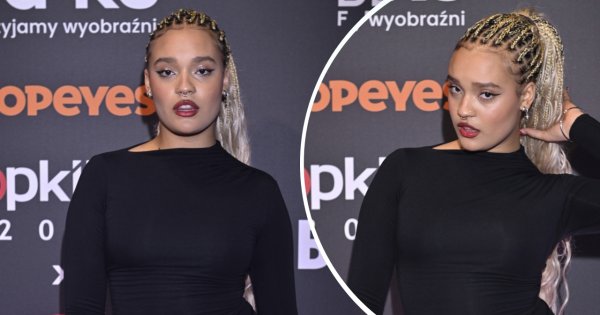 Sara James zadała szyku na gali, eksponując swoje nogi. Takiego futra nikt się tam nie spodziewał