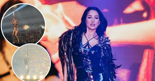Chwile grozy przed Eurowizją. Justyna Steczkowska zaplątała się w liny [wideo i zdjęcia]