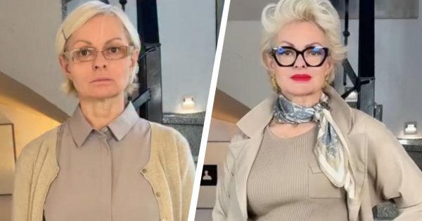 Marzena Kotowska ma 57 lat i nie chce wyglądać jak typowa babcia. Jej metamorfozy robią furorę [porównujemy]
