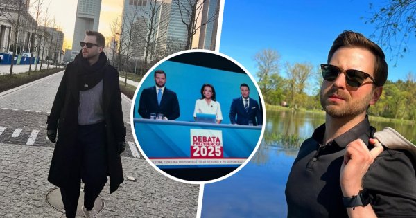 Radomir Wit poprowadził debatę w TVP. Niezły z niego fashionista [dużo zdjęć]