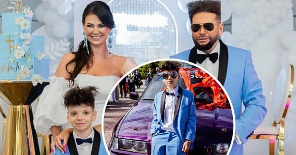 Krzysztof Rutkowski junior chwali się swoimi autami w pierwszą rocznicę komunii — "Tym jeżdżę na placu, a tym po torze"