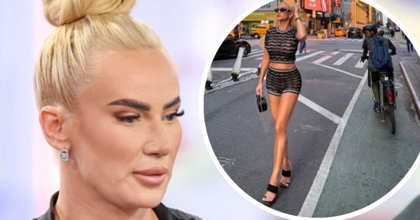 Rozgogolona Izabela Macudzińska ruszyła na podbój Nowego Jorku. W zdecydowanie skąpej garderobie